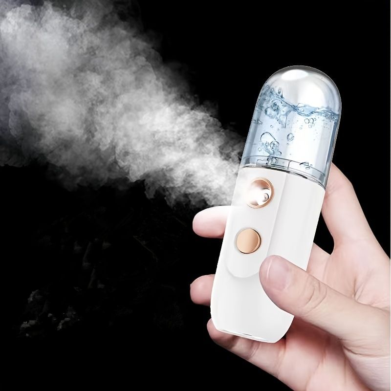 Portable Nano Mist Sprayer for Skin Care and Makeup - Moisturizing and Hydrating Mini Face Mist Handy Sprayer - Renee Lane Company
