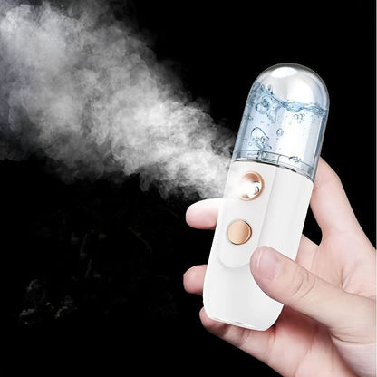 Portable Nano Mist Sprayer for Skin Care and Makeup - Moisturizing and Hydrating Mini Face Mist Handy Sprayer - Renee Lane Company