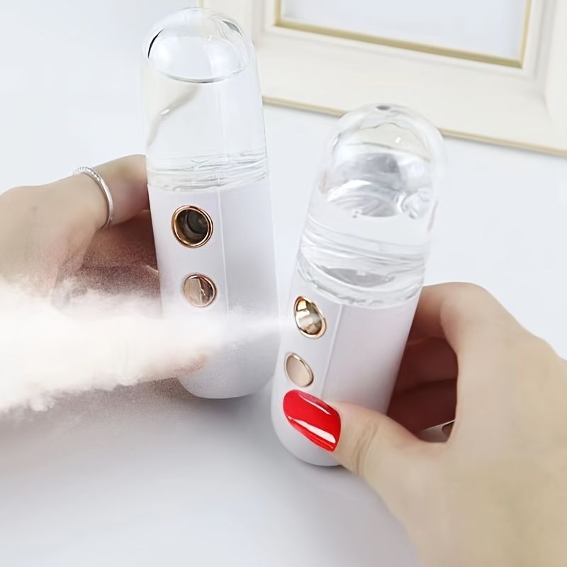 Portable Nano Mist Sprayer for Skin Care and Makeup - Moisturizing and Hydrating Mini Face Mist Handy Sprayer - Renee Lane Company
