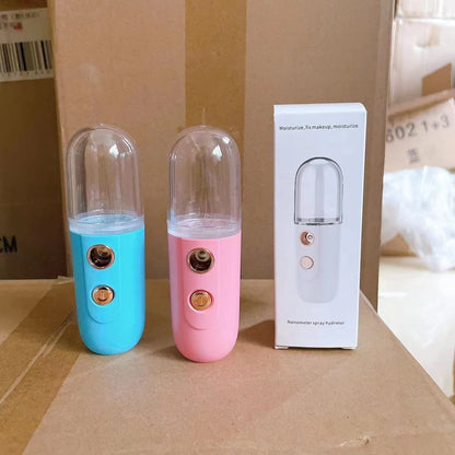 Portable Nano Mist Sprayer for Skin Care and Makeup - Moisturizing and Hydrating Mini Face Mist Handy Sprayer - Renee Lane Company