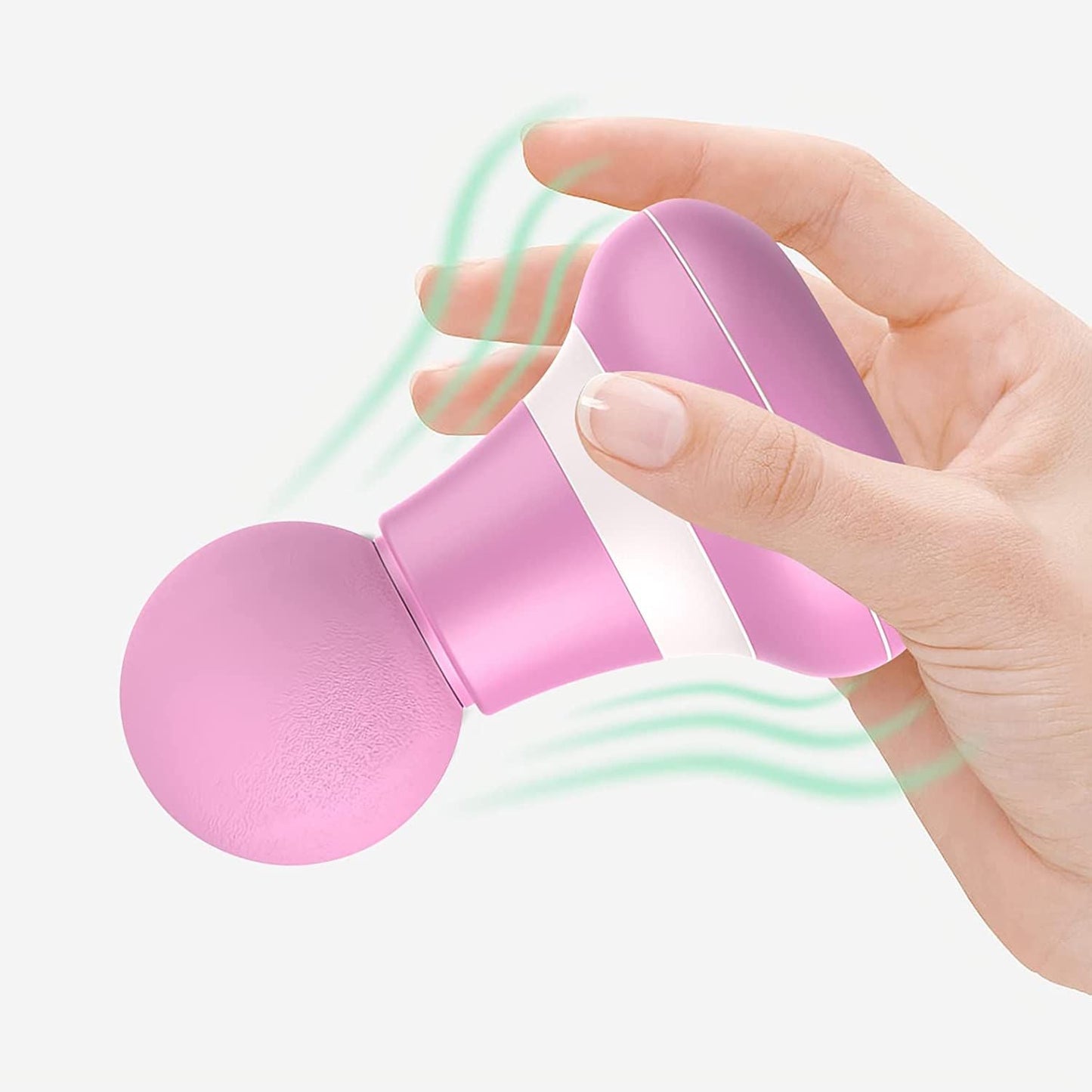 Powerful Handheld Massager Wand With 6 Magic Vibration Modes, Personal Mini Electric Massager Men & Women For Neck Shoulder Back Body Massage - Renee Lane Company