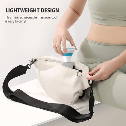 Powerful Handheld Massager Wand With 6 Magic Vibration Modes, Personal Mini Electric Massager Men & Women For Neck Shoulder Back Body Massage - Renee Lane Company