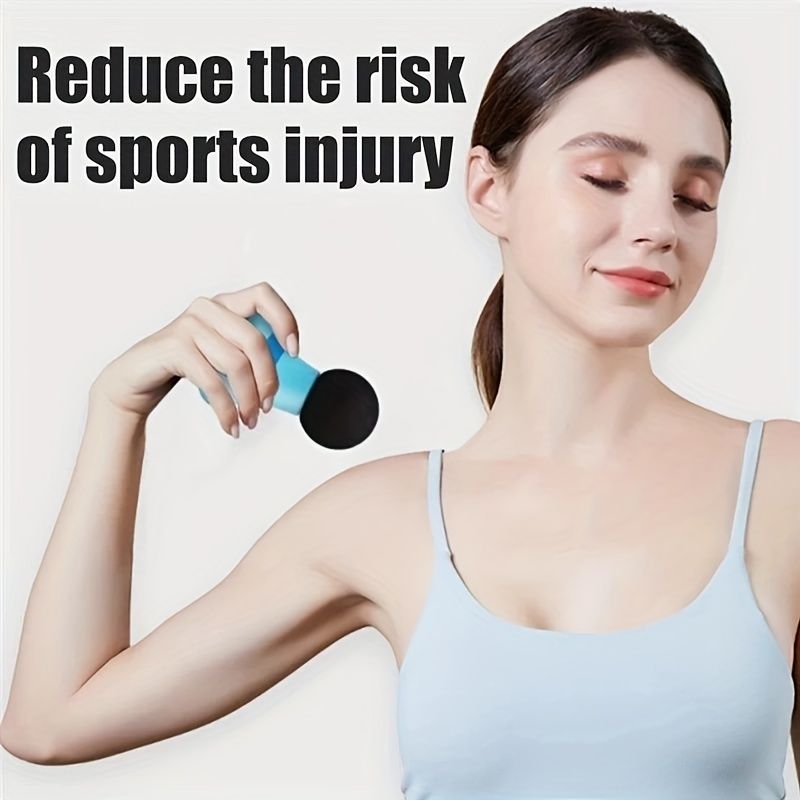 Powerful Handheld Massager Wand With 6 Magic Vibration Modes, Personal Mini Electric Massager Men & Women For Neck Shoulder Back Body Massage - Renee Lane Company