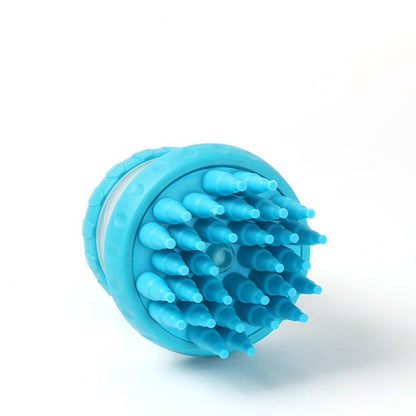 Practical Design Multifunctional Pets Scrub Buster Soft Silicone Dog Washing Brush Built-in Shampoo Reservoir - Renee Lane Company