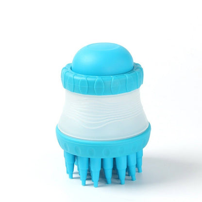 Practical Design Multifunctional Pets Scrub Buster Soft Silicone Dog Washing Brush Built-in Shampoo Reservoir - Renee Lane Company