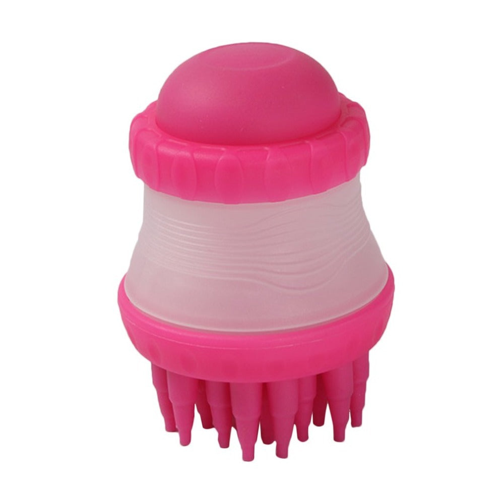 Practical Design Multifunctional Pets Scrub Buster Soft Silicone Dog Washing Brush Built-in Shampoo Reservoir - Renee Lane Company