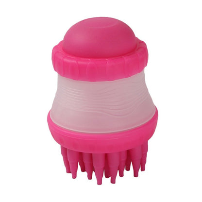 Practical Design Multifunctional Pets Scrub Buster Soft Silicone Dog Washing Brush Built-in Shampoo Reservoir - Renee Lane Company