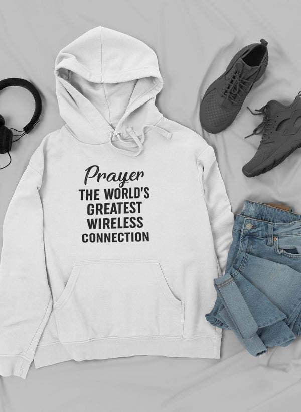 Prayer The World's Greatest Connection Hoodie - Renee Lane Company