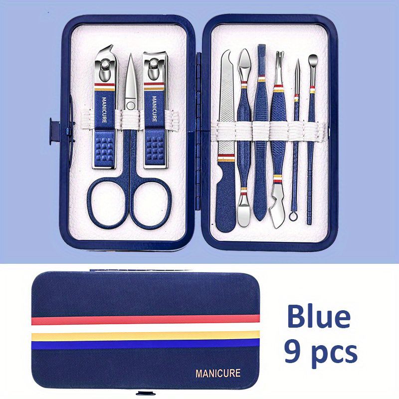 Premium Manicure Set - Stainless Steel Toe & Finger Nail Clippers, Files & Cutters - Perfect for Men & Women! - Renee Lane Company