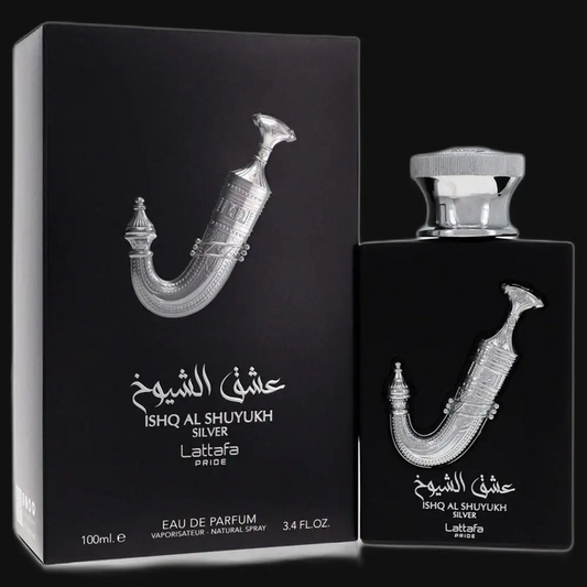 Pride Ishq Al Shuyukh Silver By Lattafa (Unisex) - Renee Lane Company