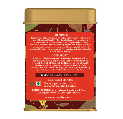 Pride Of India Herbal Chai (Comforting Spiced Tea), 15 Tea Bags - Renee Lane Company