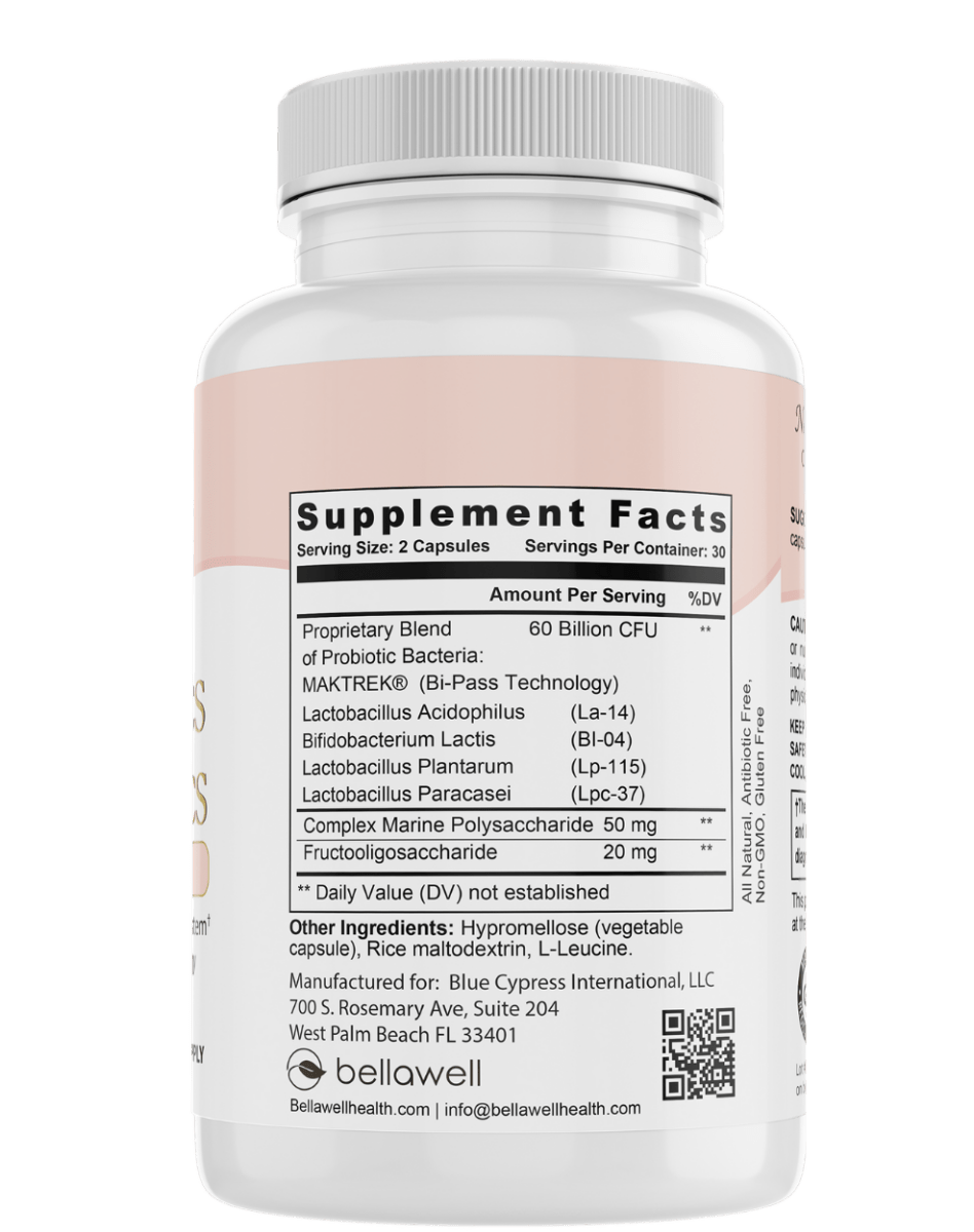 Probiotics 60 Billion by Bellawell - Renee Lane Company