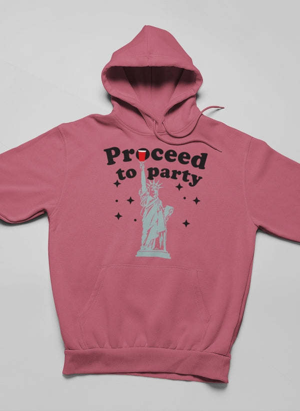 Proceed To Party Hoodie - Renee Lane Company