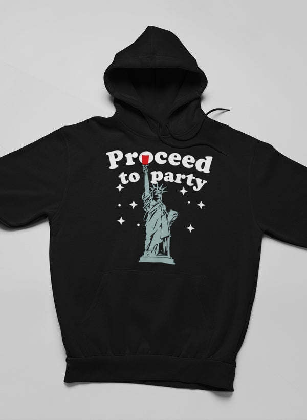Proceed To Party Hoodie - Renee Lane Company