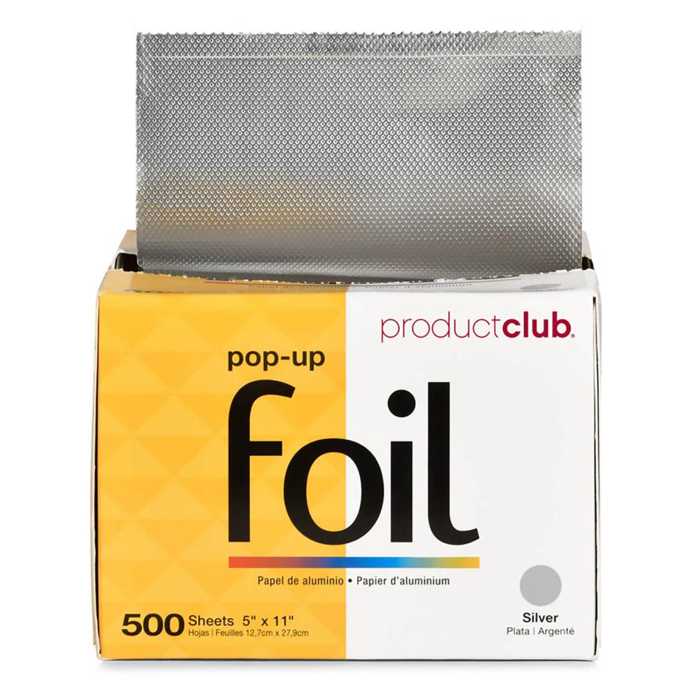 Product Club Silver Pop-Up Hair Foil - 5" x 11" - 500ct - Renee Lane Company