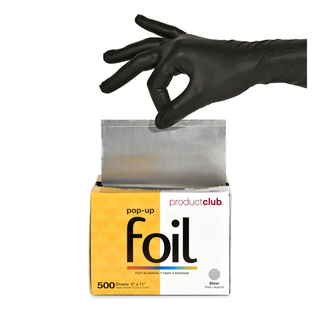 Product Club Silver Pop-Up Hair Foil - 5" x 11" - 500ct - Renee Lane Company