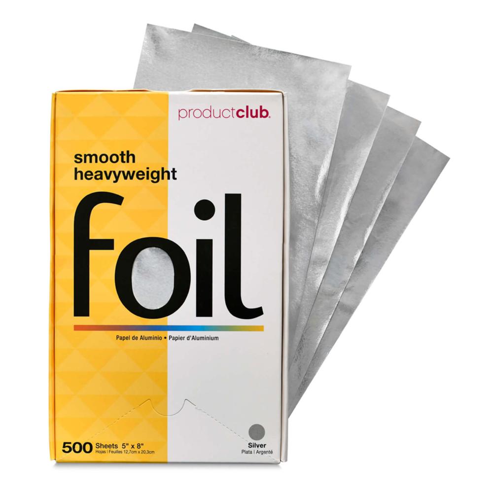 Product Club Silver Smooth Heavyweight Foil - 5" x 8" - 500ct - Renee Lane Company