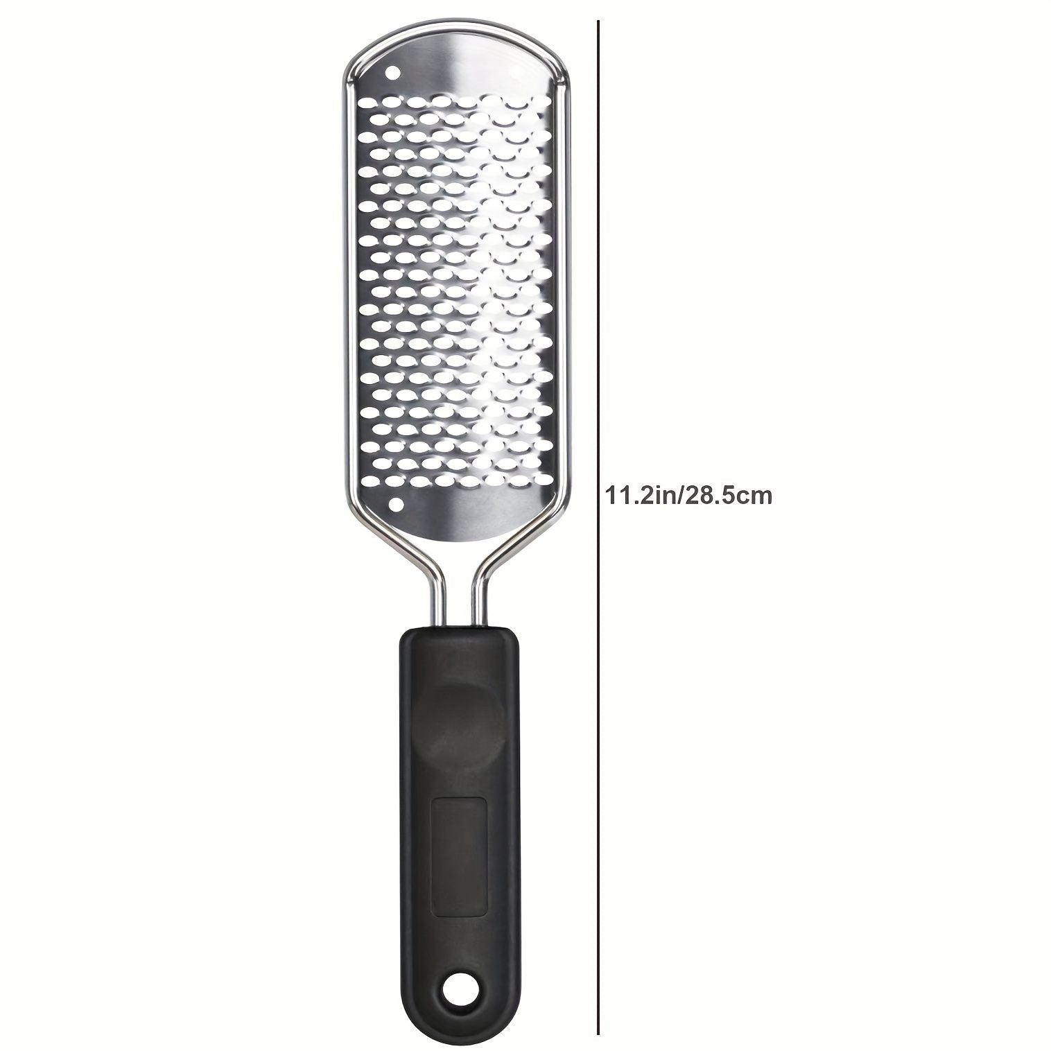 Professional Metal Foot Scrubber for Pedicure and Dead Skin Removal - Callus Remover and Shaver for Feet - Professional Rasp for Foot Care - Renee Lane Company