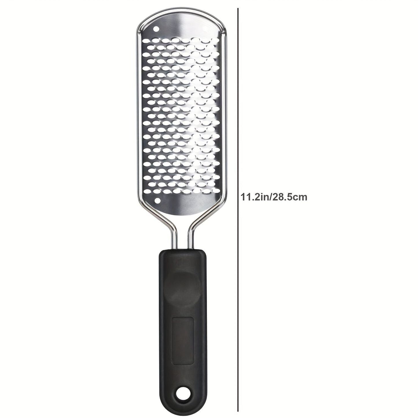 Professional Metal Foot Scrubber for Pedicure and Dead Skin Removal - Callus Remover and Shaver for Feet - Professional Rasp for Foot Care - Renee Lane Company