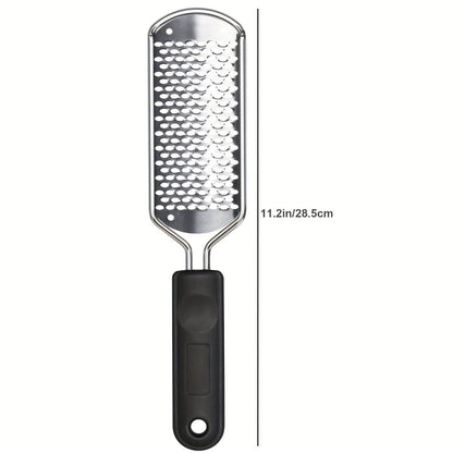 Professional Metal Foot Scrubber for Pedicure and Dead Skin Removal - Callus Remover and Shaver for Feet - Professional Rasp for Foot Care - Renee Lane Company