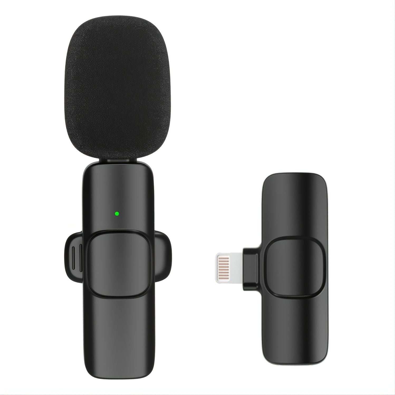 Professional Wireless Lavalier Lapel Microphone For IPhone IPad Plug & Play Lapel Clip-on Mic For YouTube TikTok Interview Live Stream Video Recording Auto-sync - Renee Lane Company