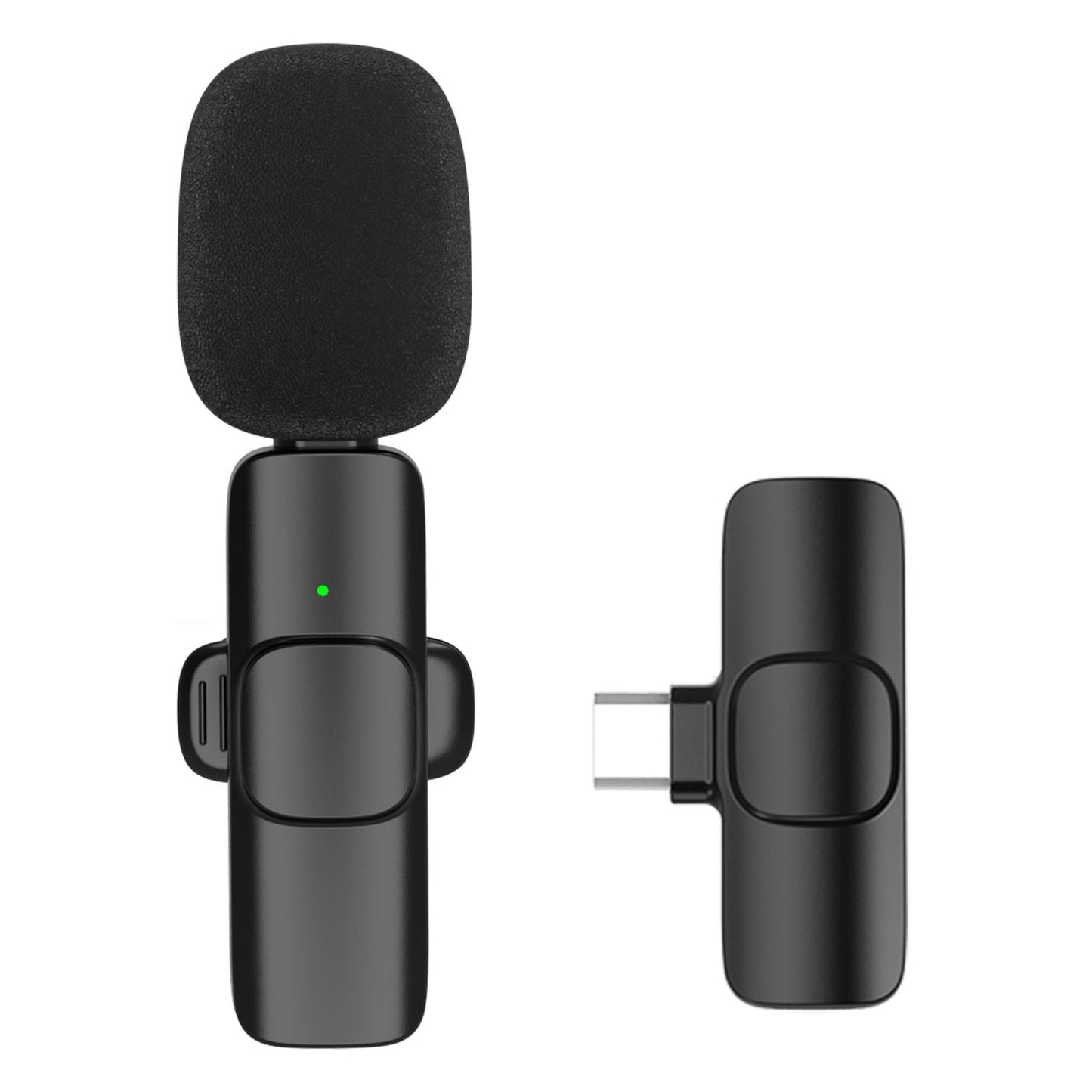 Professional Wireless Lavalier Lapel Microphone For IPhone IPad Plug & Play Lapel Clip-on Mic For YouTube TikTok Interview Live Stream Video Recording Auto-sync - Renee Lane Company