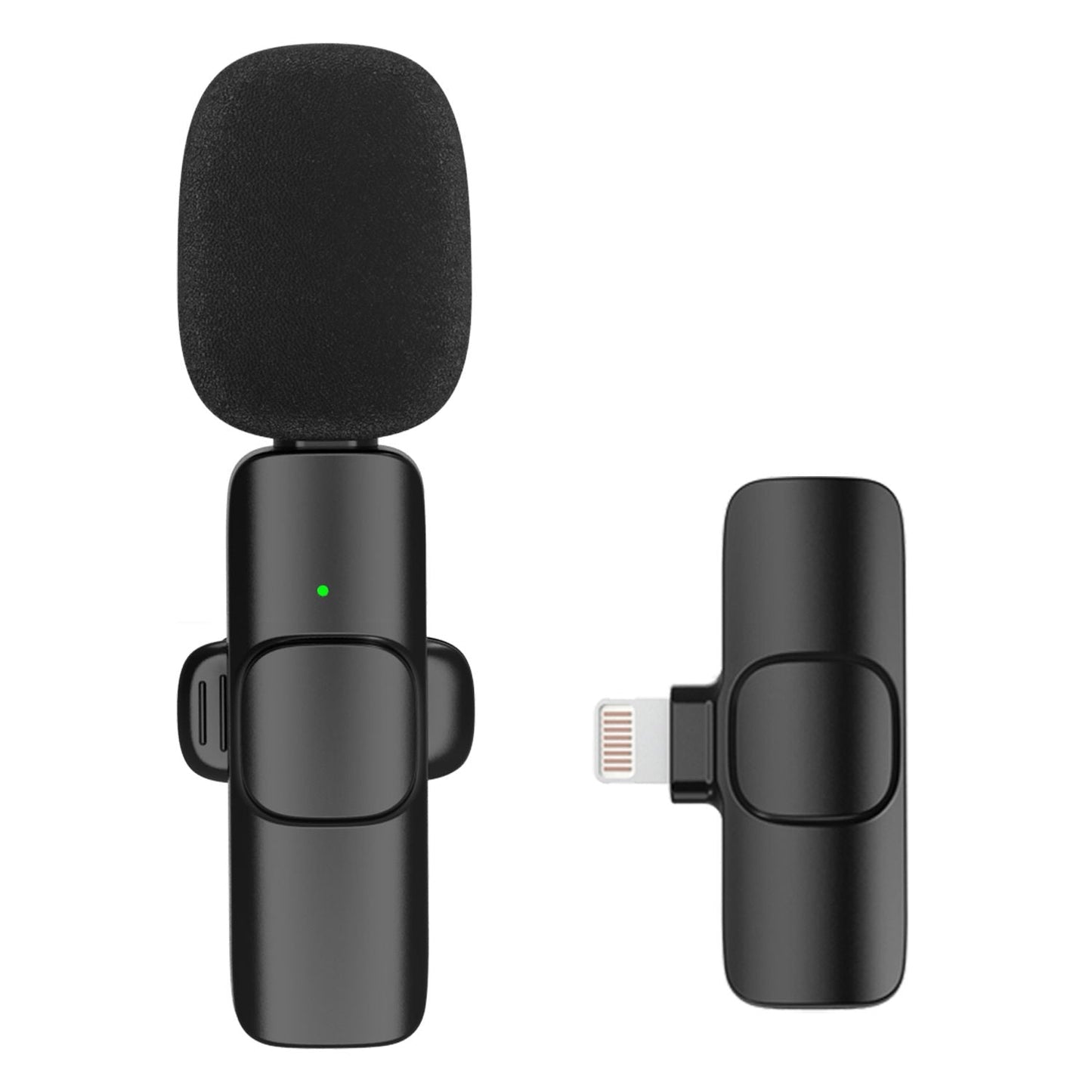 Professional Wireless Lavalier Lapel Microphone For IPhone IPad Plug & Play Lapel Clip-on Mic For YouTube TikTok Interview Live Stream Video Recording Auto-sync - Renee Lane Company