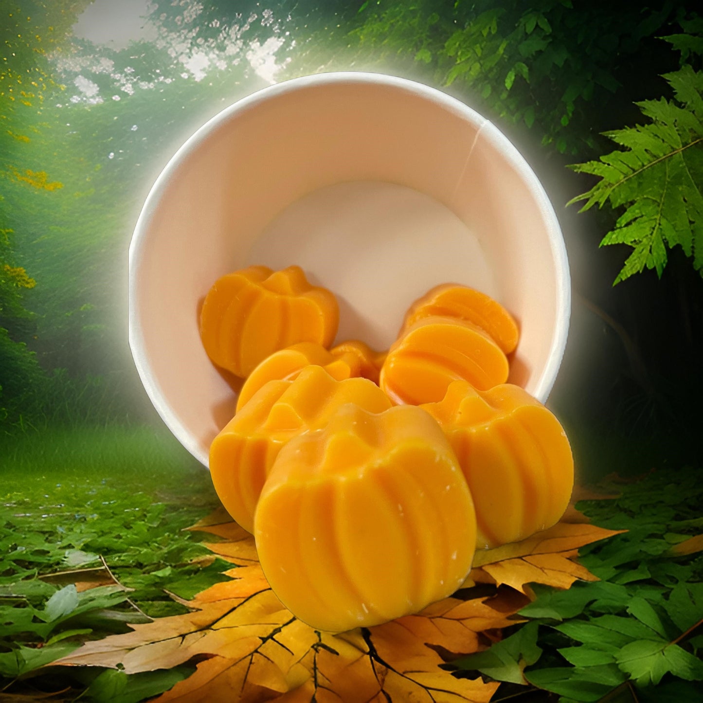 Pumpkin Wax Melts - Cozy Autumn Scents in 4 oz Cups - Renee Lane Company