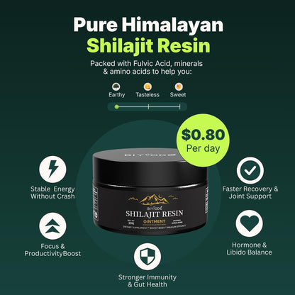 Pure Himalayan Shilajit Resin 30G - Renee Lane Company