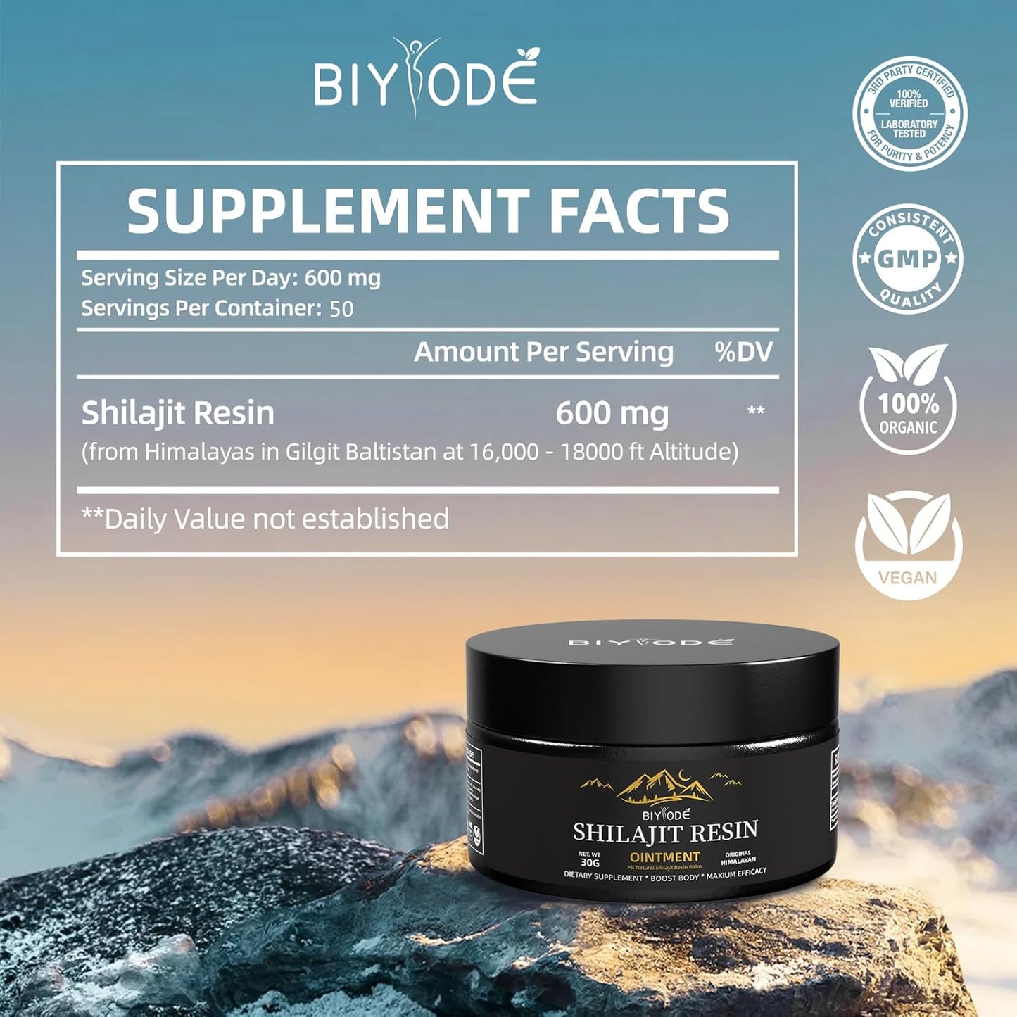Pure Himalayan Shilajit Resin 30G - Renee Lane Company