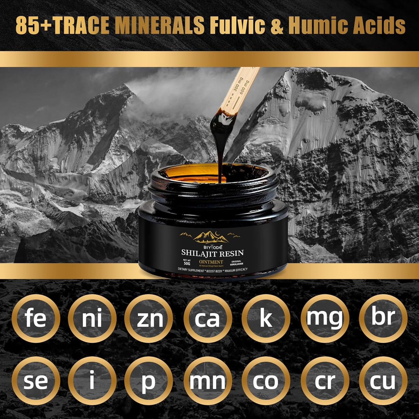Pure Himalayan Shilajit Resin 30G - Renee Lane Company