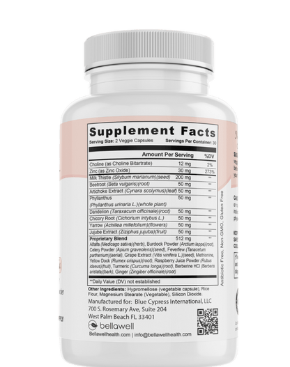 Pure Liver Cleanse - Bellawell Detox+ - Renee Lane Company