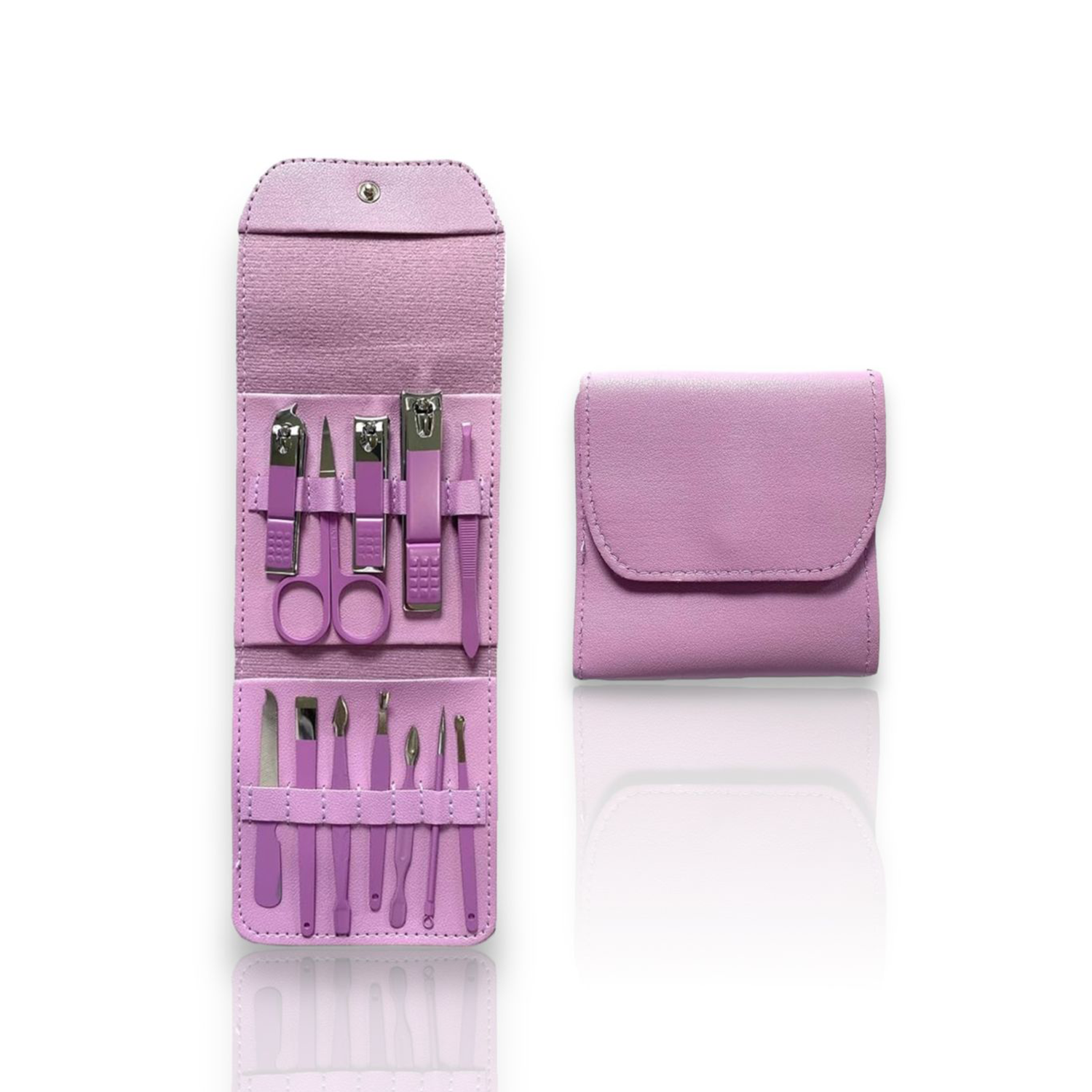 Purple 12 Piece Nail Care Set - Renee Lane Company