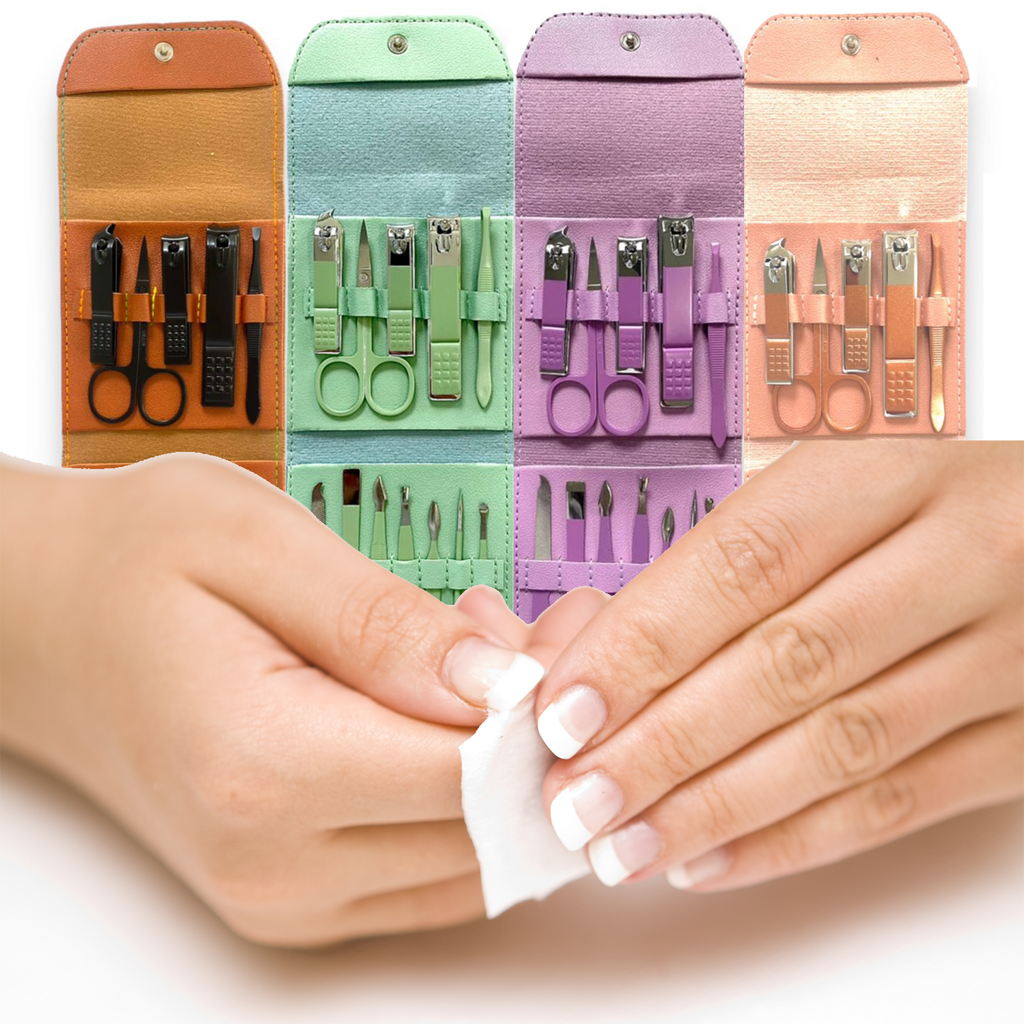 Purple 12 Piece Nail Care Set - Renee Lane Company
