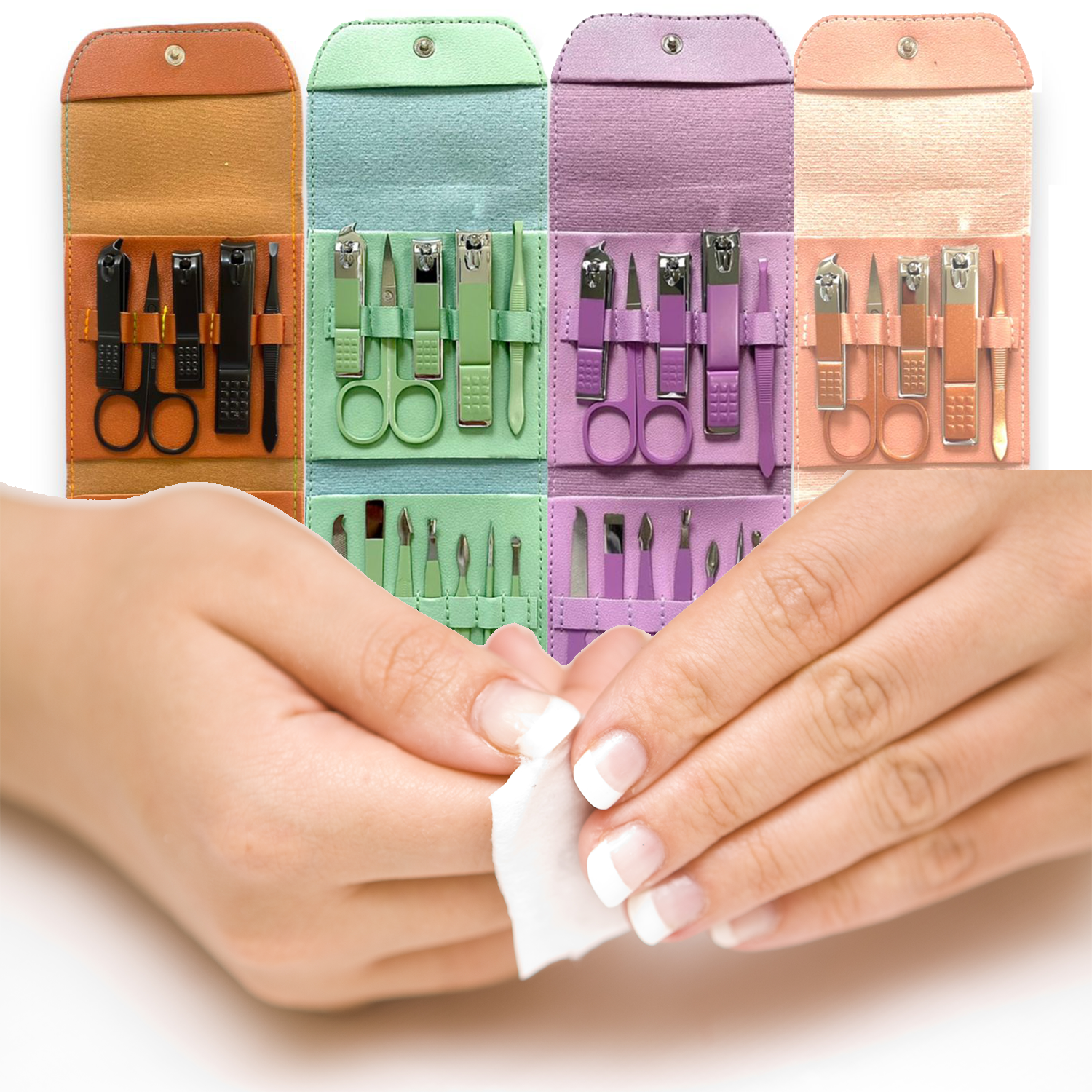 Purple 12 Piece Nail Care Set - Renee Lane Company