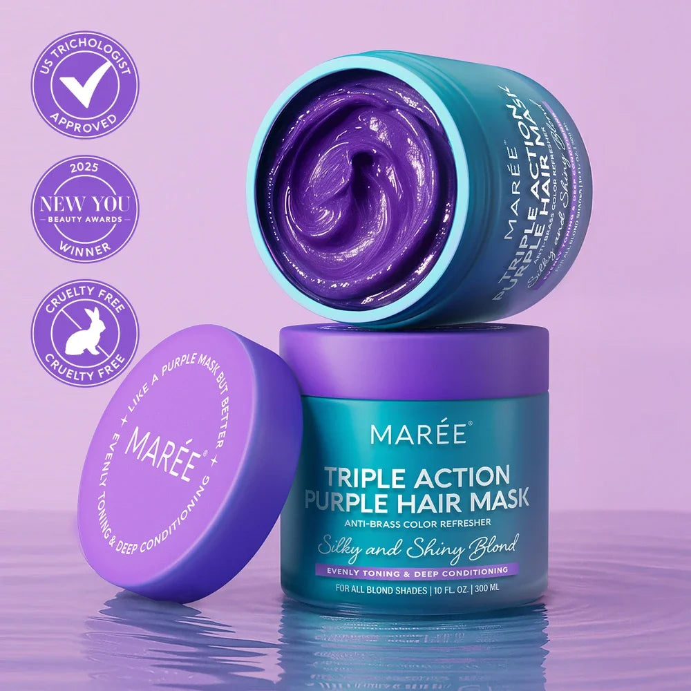 Purple Mask for Blonde Hair - Renee Lane Company