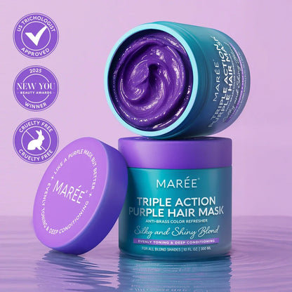 Purple Mask for Blonde Hair - Renee Lane Company