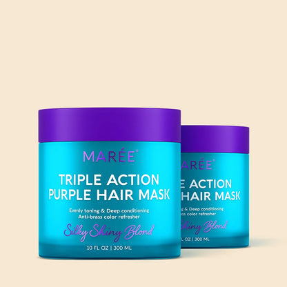 Purple Mask for Blonde Hair - Renee Lane Company