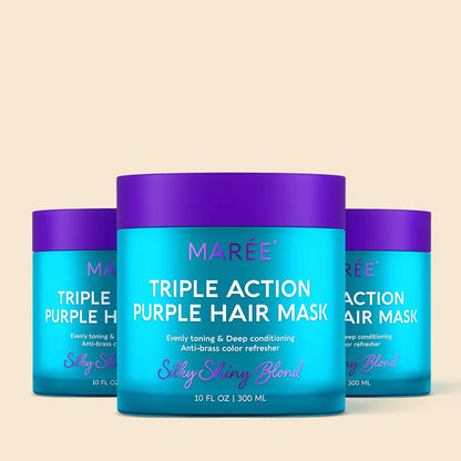 Purple Mask for Blonde Hair - Renee Lane Company