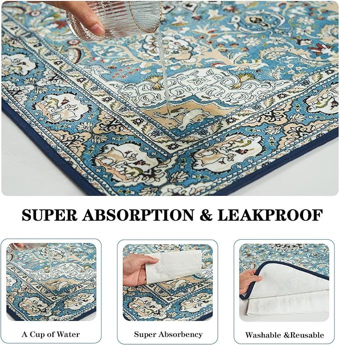 Qeils Washable Pee Pads for Dogs, 2 Pack Reusable Puppy Pads 36"x41" Super Absorbent Leakproof Dog Training Pads, Non-Slip Potty Pads for Floor, Crate, Couch, Whelping Pads Litter Mat Pet Supplies - Renee Lane Company