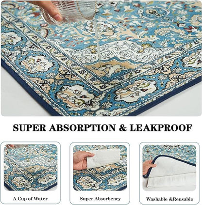 Qeils Washable Pee Pads for Dogs, 2 Pack Reusable Puppy Pads 36"x41" Super Absorbent Leakproof Dog Training Pads, Non-Slip Potty Pads for Floor, Crate, Couch, Whelping Pads Litter Mat Pet Supplies - Renee Lane Company
