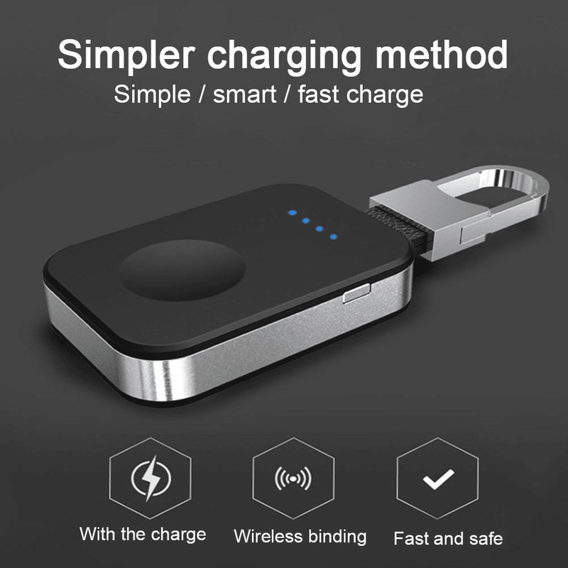 Qi Wireless Charger For i Watch 2 3 4 950mah Power Bank For Apple Watch External Battery Pack Mini Wireless Charger Dock - Renee Lane Company