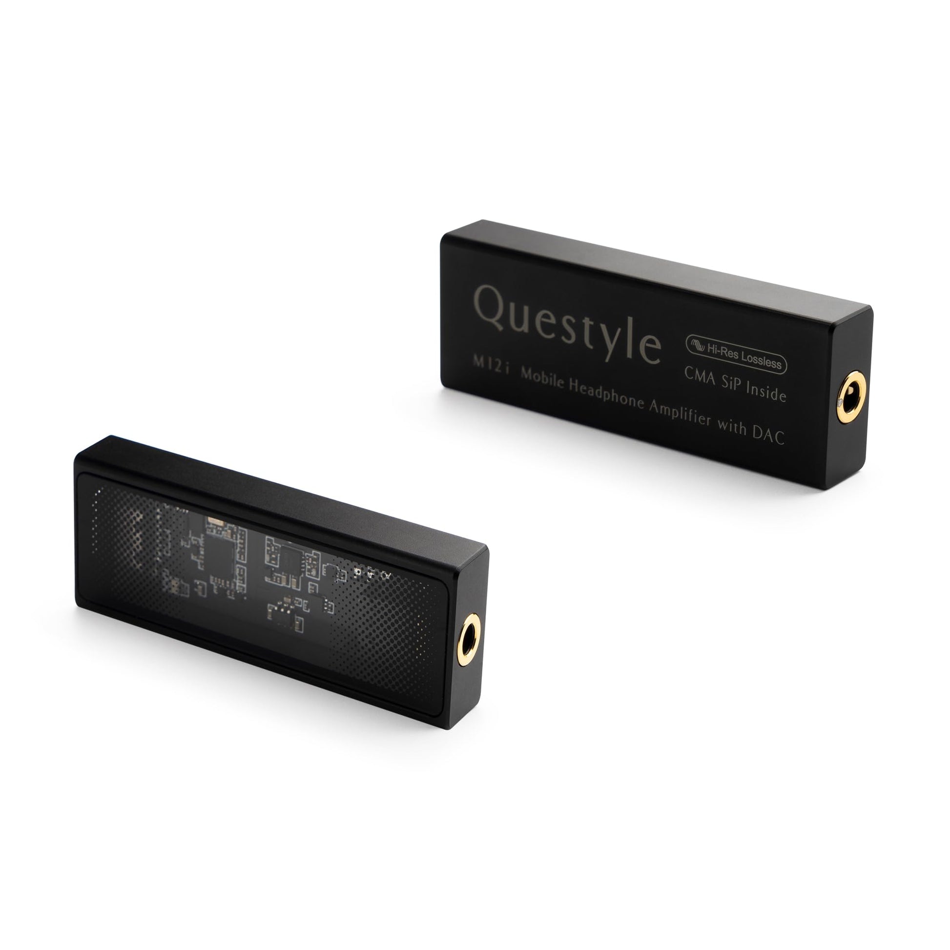 Questyle M12i HiFi Headphone Amplifier [MFi Certified] Portable USB DAC Lossless Mini Audio Amps Supports PCM 768kHz/DSD512 with 3.5mm Outputs High Resolution for Smartphones/PC/Laptops - Renee Lane Company