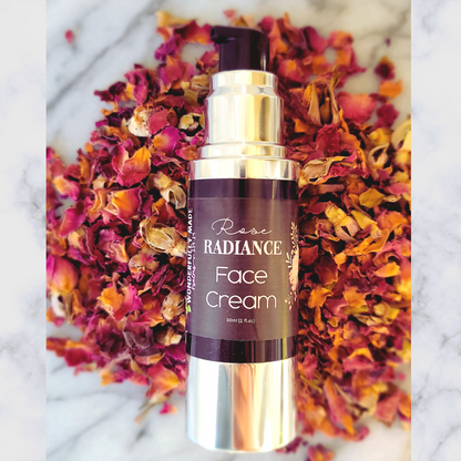 RADIANCE | Face Cream | Rose Anti-Aging | Hydrating Sensitive Skin - Renee Lane Company