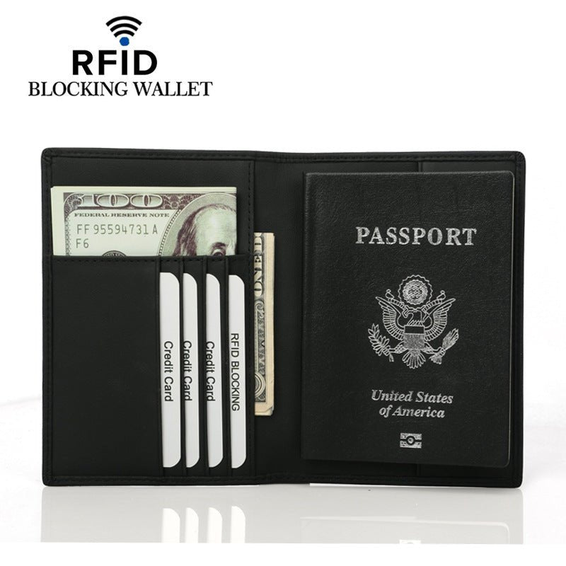 RFID Shielded Passport Wallet – Waterproof PU Travel Organizer - Renee Lane Company