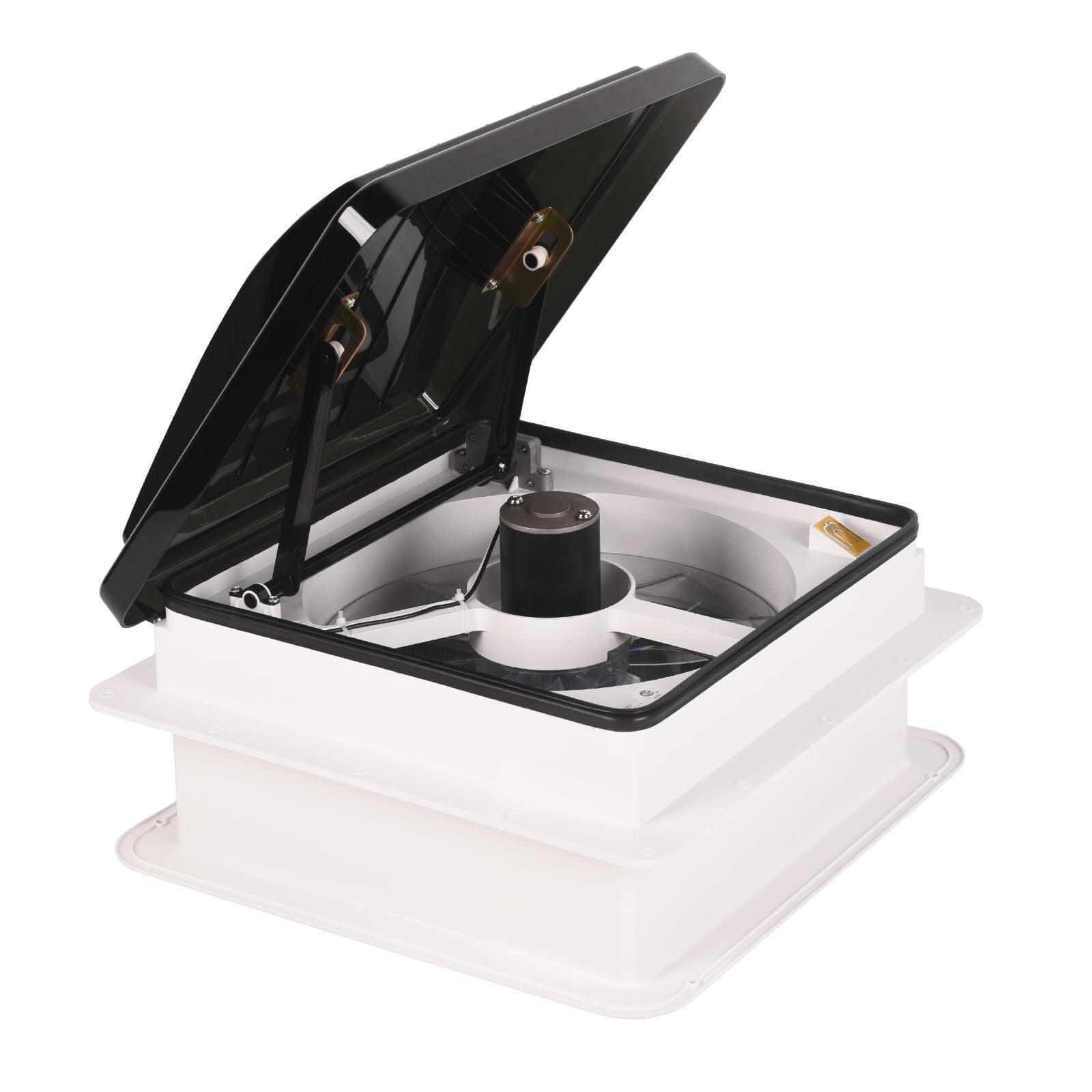 RV Roof Vent Fan 14",Continuously Variable Reversible 12V Remote Control Trailer Roof Vent Low Noise with Rain Sensor,UV Protection,Thermostat for Camper,Travel,Cargo Trailer - Renee Lane Company