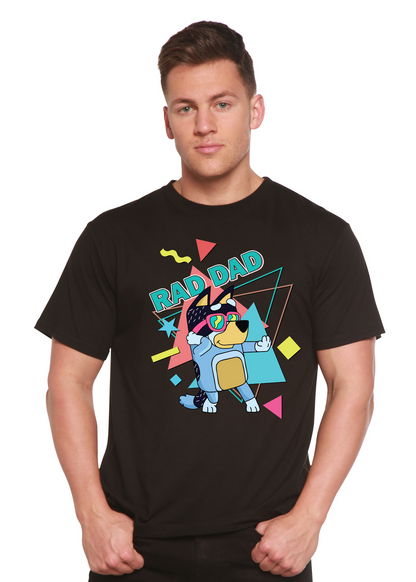 Rad Dad Bluey Men's Bamboo Short Sleeve Graphic T-Shirt - Renee Lane Company