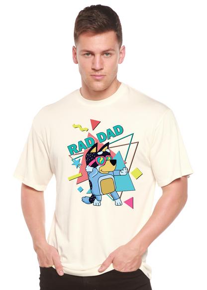 Rad Dad Bluey Men's Bamboo Short Sleeve Graphic T-Shirt - Renee Lane Company