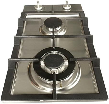 Ramblewood GC2-37N (Natural Gas) high efficiency 2 burner gas cooktop, ETL Safety Certified - Renee Lane Company