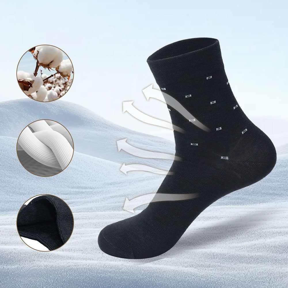 Ramie solid color socks for men four seasons sports - Renee Lane Company